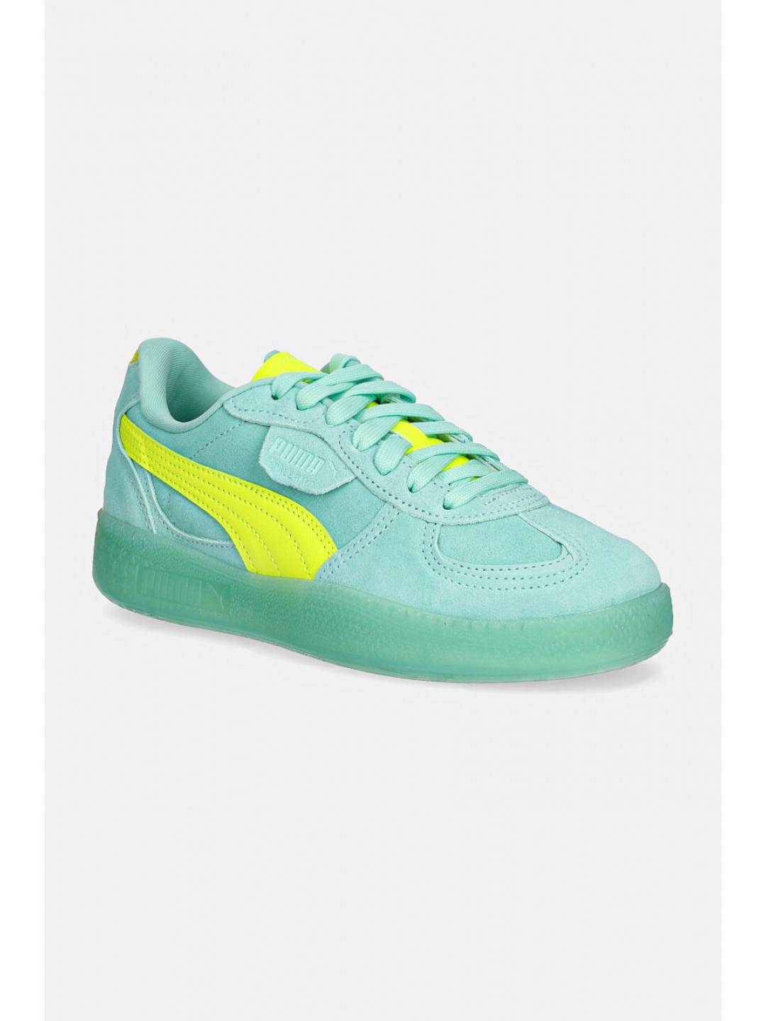 Semišové tenisky Puma Palermo Moda Xtra tyrkysová barva 398534